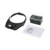 Lupa nagłowna LED MG81001-A, 2LED, 4 szkła powiększające
