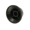 Gałka do potencjometru na oś 6mm - 18mm - czarna, napis VOLUME - GGC18