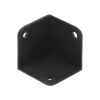 Narożnik plastikowy 3.5x3.5cm czarny, typ 6