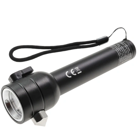 Latarka samochodowa LED, 200 lm, zbijak szyb, przecinak pasów, funkcja powerbanku, ładowanie USB-C, ALR-LA0213