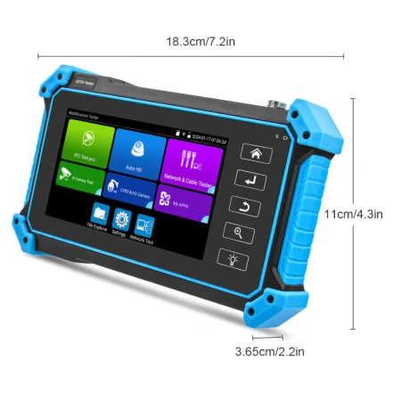 Tester kamer CCTV/IP 4K z ekranem dotykowym, polskie menu, Noyafa NF-IPC715