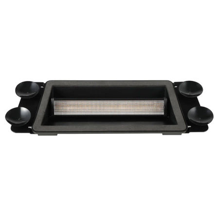 Lampa błyskowa LED do pojazdu, na przyssawki, 24 LED, światło niebieskie, przyssawki, R65 R10, 12V/24V, LW0055