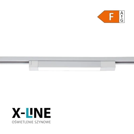 Lampa szynowa LED liniowa, 20W, 2020lm, 4000K, biała, X-LINE