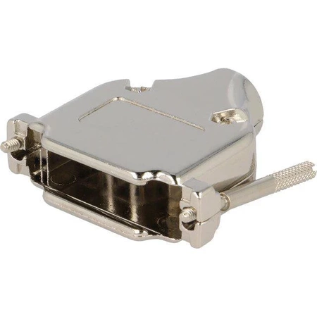 Obudowa do złącza D-Sub DB25 i HD44 metal ze śrubami moletowanymi Connfly DSC-825A