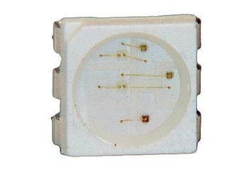 Dioda LED RGB SMD 5050 PLCC-6 700/1300/500 mcd, kąt 120° do układów elektronicznych