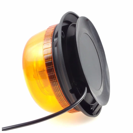 Lampa ostrzegawcza LED do pojazdu, OPTI, 36 LED, światło pomarańczowe, magnes, R65 R10, 12V/24V, ALR0060