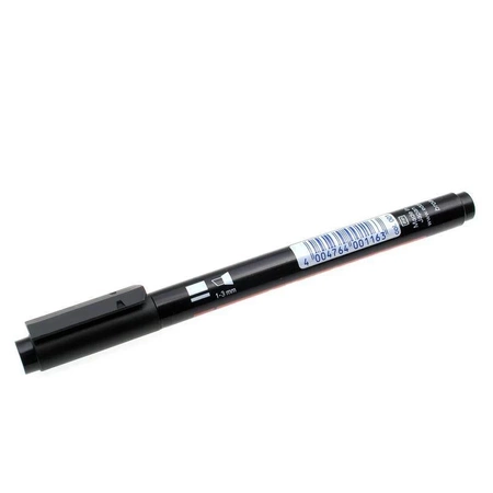 Pisak wodoodporny, końcówka ścięta 1-3mm, czarny