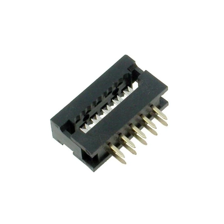 Przejście IDC taśma-PCB 10 styków, raster przewodów 1,27 mm, do wlutowania, Z-LPV10