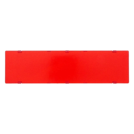 Filtr panelowy czerwony ZDFCZ1009 do obudowy modułowej ZD1009, ABS, Kradex