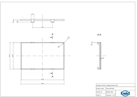 Filtr ZDFp1004 ABS przezroczysty (ZD1004)