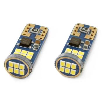 Żarówka samochodowa LED CANBUS T10e (W5W) 12V/24V, UltraBright, 2szt AMIO-01292