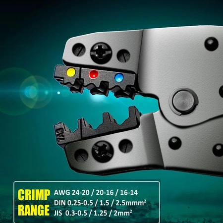 Zaciskarka konektorów izolowanych 0.25-2.5mm2, Proskit CP-751H