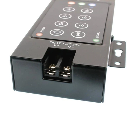 Sterownik z pilotem RF do taśm LED CON-RF8B 25 programów, 3x4A