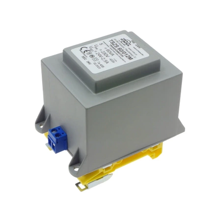 Transformator sieciowy zalewany 230V/24V - 2,5A TSZS60/012M, na szynę