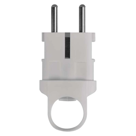Wtyczka sieciowa 230 V, prosta, z uchwytem, 16 A, biała, EMOS P0038