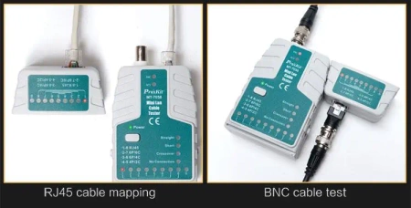 Tester LAN RJ45, RJ11, RJ12, BNC, NCV, Proskit MT-7058