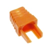 Odgiętka wtyku RJ45 8P8C Ethernet, pomarańczowa, do przewodu sieciowego