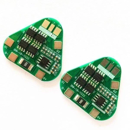Moduł BMS PCM PCB ładowania ogniw 18650 3S 12V 8A - do ogniw 18650 łączonych w trójkąt