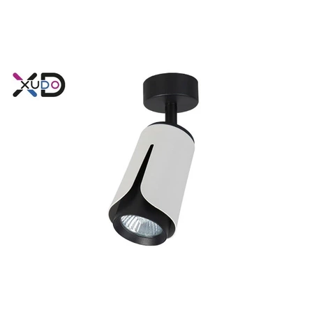 Kinkiet GU10 LED x1 biały+czarny, XUDO IK261W