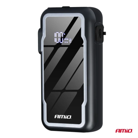Jump Starter 12V 12AH 1600A 3w1 Starter/Latarka Led/Powerbank AMIO 04678