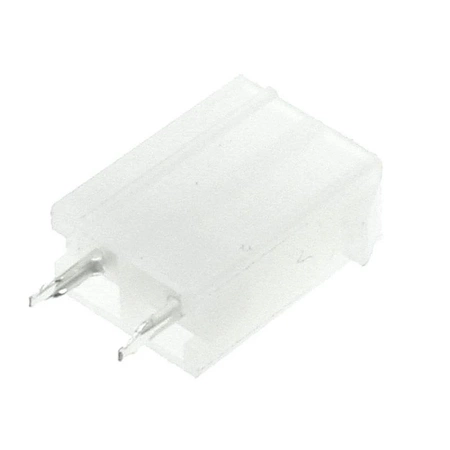 Wtyk ATX 2-stykowy męski prosty do montażu na PCB, raster 4,20 mm, biały, KWM4505-02S