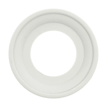 Ramka pojedyncza okrągła ceramiczna biała Ceramic Loft