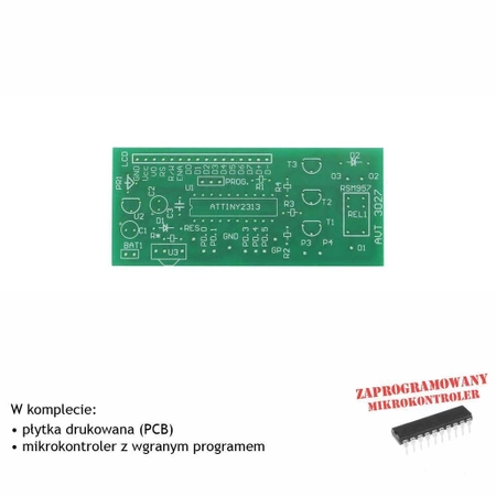 Trawiarka do płytek PCB, PCB i mikroprocesor do projektu AVT3027