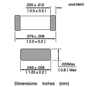 Dławik 1uH SMD 0805