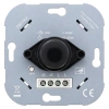 Dimmer LED 5-250W ceramiczny podtynkowy moduł bez ramki okrągły czarny Ceramic Loft