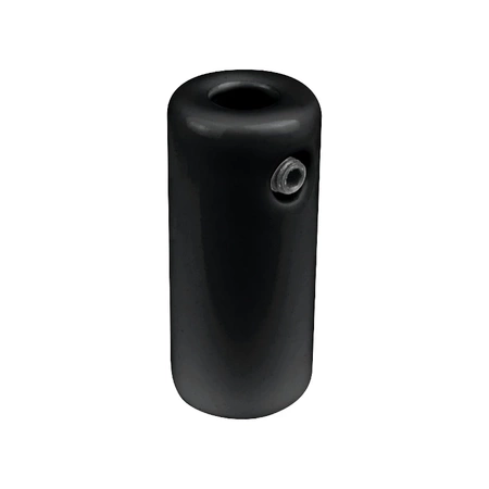 Uchwyt kabla ceramiczny 20x45mm, natynkowy czarny Ceramic Loft