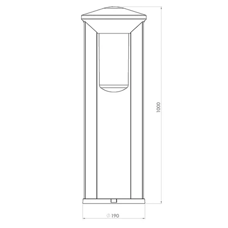 Słupek Ogrodowy Arka 100cm