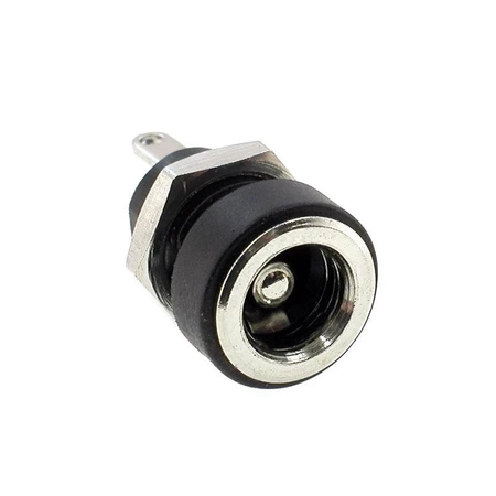 Gniazdo zasilania DC 2,5/5,5 mm, przykręcane, PR4