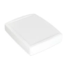 Obudowa uniwersalna Z124B, 144,6 × 184,7 × 38,5 mm, ABS, biała, z panelami bocznymi, Kradex