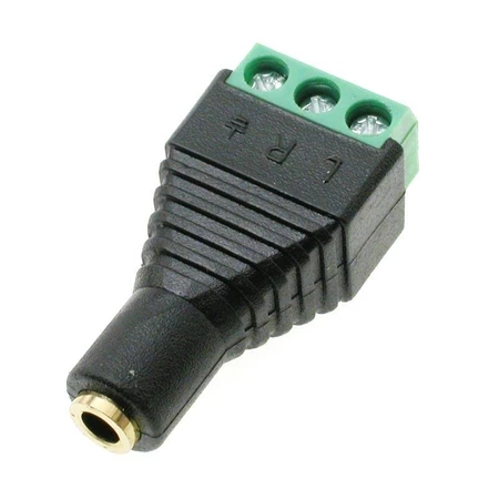 Gniazdo mini jack 3.5, stereo 3 pin ze złączem ARK