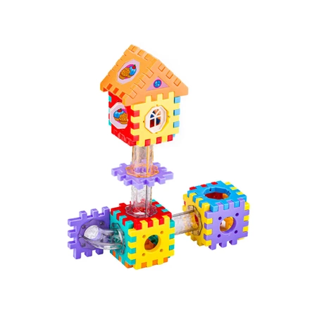 Klocki konstrukcyjne: tor kulkowy, 226 elementów