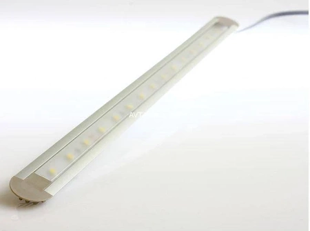 Profil MICRO-K, aluminium, osłonka przezroczysta, 1m