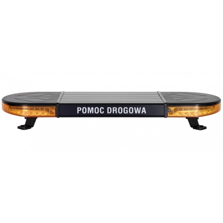 Belka ostrzegawcza LED na dach pojazdu, 100 cm, 60W, 48 LED, światło pomarańczowe, śruby, TA2, BLK0034