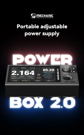 Regulowany zasilacz warsztatowy 1.3-12V 45W USB POWER BOX 2.0 Mechanic