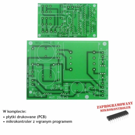 Przedwzmacniacz lampowy sterowany cyfrowo - PCB i mikroprocesor do projektu AVT 2915