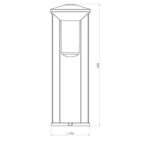 Słupek Ogrodowy Arka 60cm
