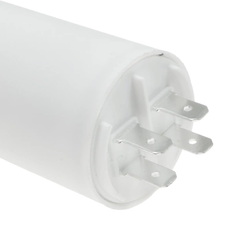Kondensator rozruchowy do silnika 25uF 450VAC, 4 konektory, 40x93mm