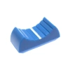 Gałka do potencjometru suwakowego - niebieska 24x11x11mm na trzpień 4mm