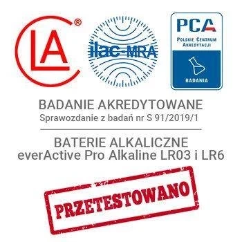 Baterie alkaliczne LR6 / AA 1,5 V, 10 szt., seria Pro, everActive