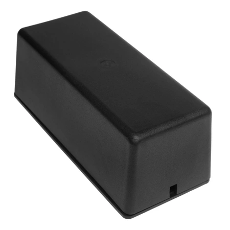 Obudowa uniwersalna z panelami bocznymi 76,0 mm × 176,0 mm × 65,0 mm z ABS, kolor czarny Z18 KRADEX