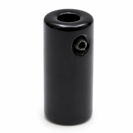 Ceramiczny uchwyt przelotowy czarny 20×45 mm do przewodu natynkowego - Ceramic Classic Loft