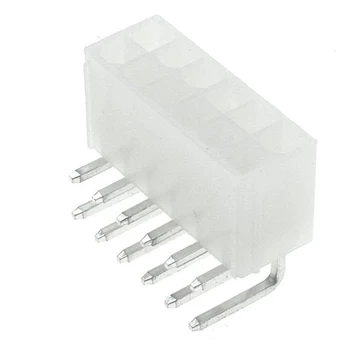 Wtyk ATX 12-stykowy męski kątowy do montażu na PCB, raster 4,20 mm, biały, KWM4505-12R