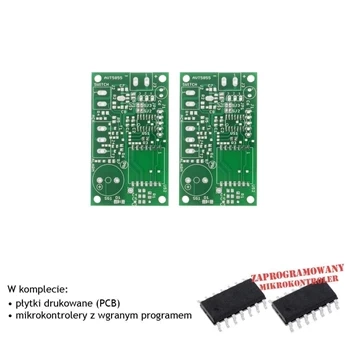 Bezprzewodowy system powiadamiania z informacją zwrotną - PCB's i mikroprocesory do projektu AVT 5855