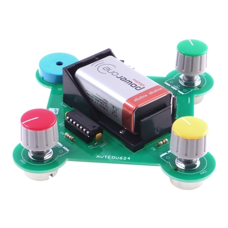 Konsola Audiochaos - generator dźwięków. Zestaw DIY do nauki lutowania AVT EDU624