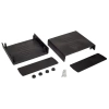 Obudowa uniwersalna Z4AW, 139 × 159 × 59 mm, PS, czarna, wentylowana, z panelami bocznymi, Kradex