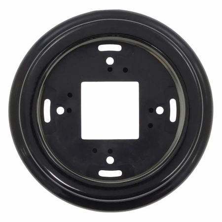 Ramka ceramiczna pojedyncza czarna do włączników i gniazd natynkowych Ceramic Loft